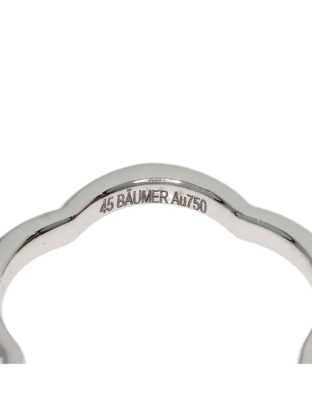Chanel Camellia Ring 18K White Gold #343283C13B